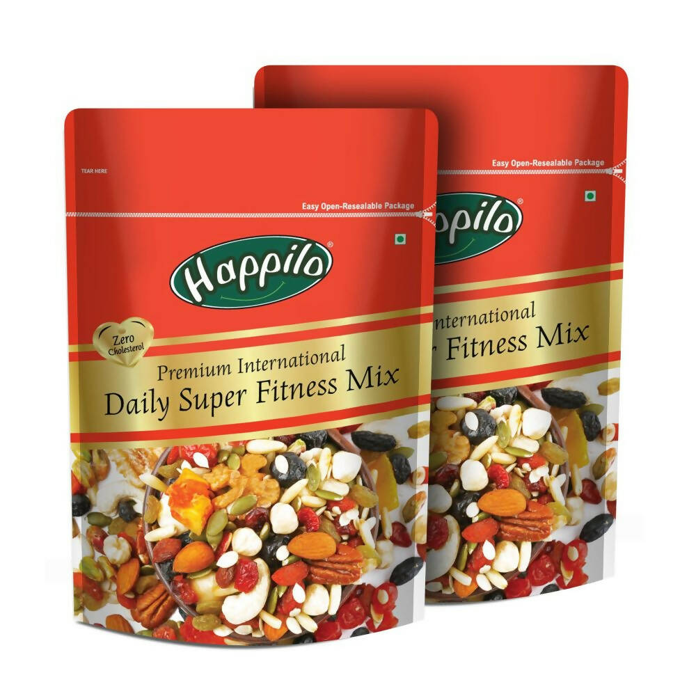 Happilo Nutritious Daily Super Fitness Trail Mix | Grocsy