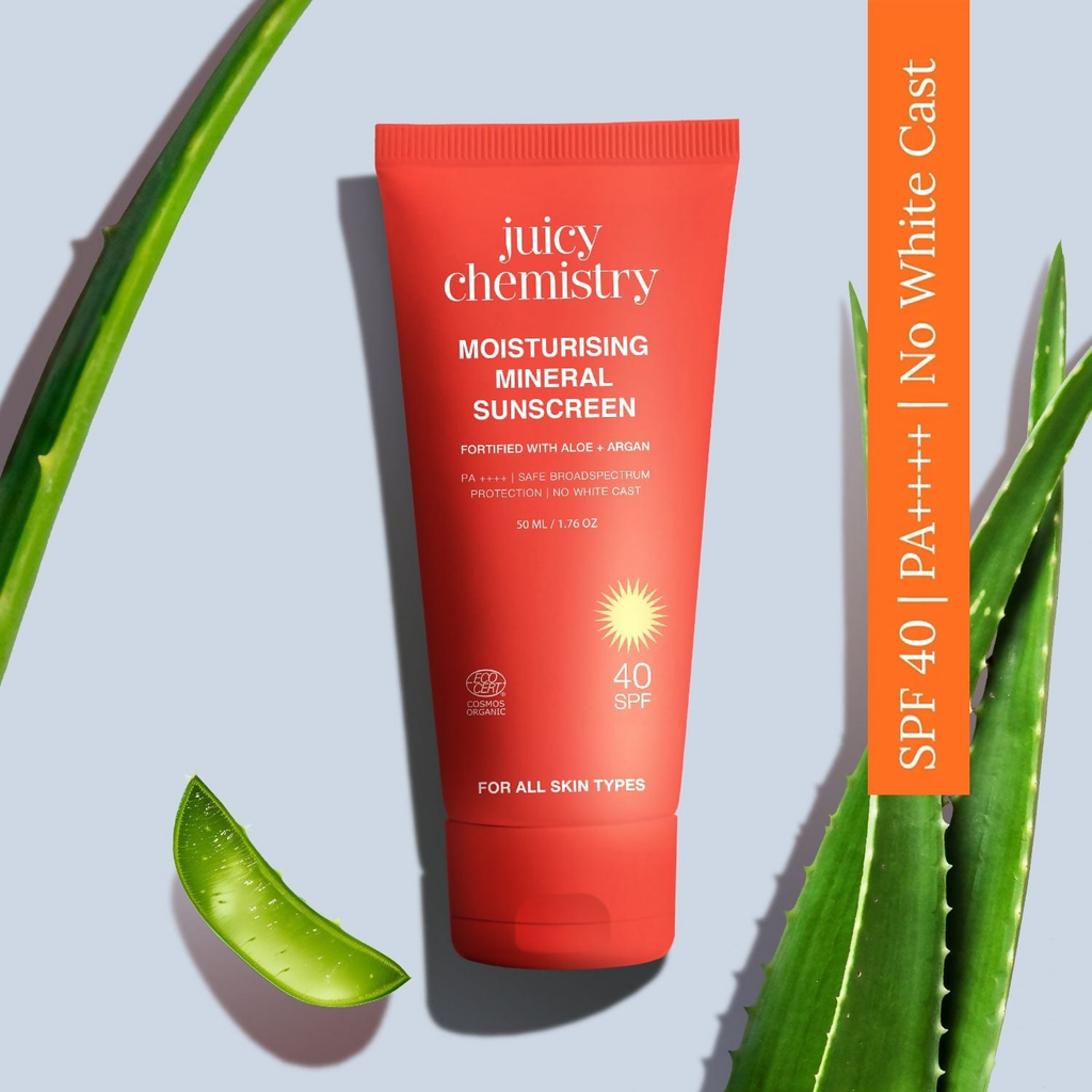 Juicy Chemistry Moisturising Mineral Sunscreen SPF 40 PA++++ | Grocsy