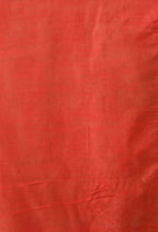 Mominos Fashion Moeza Light Green & Red Bhagalpuri Handloom Ikat Pure Cotton Saree with unstitched Blouse piece | Grocsy