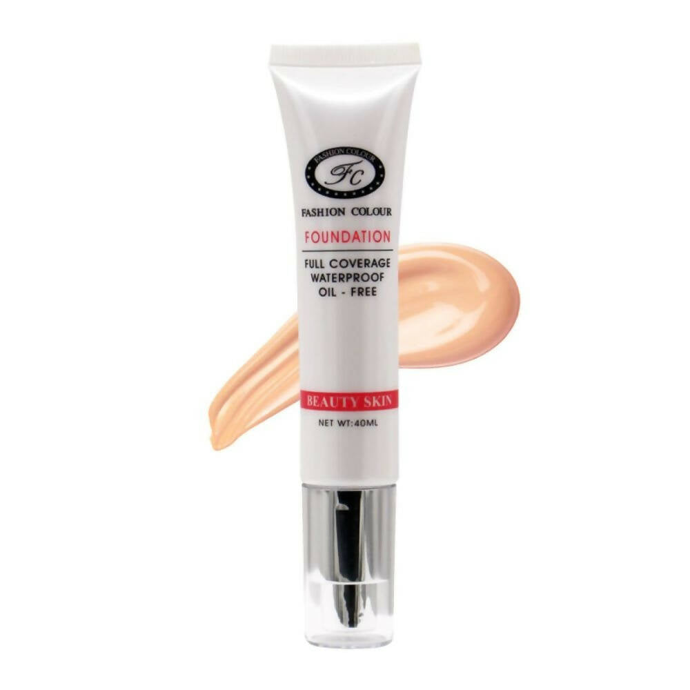 Fashion Colour Oil Free Full Coverage Waterproof Foundation-Shade 01 | Grocsy