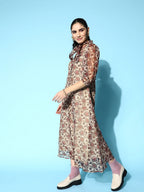 Yufta A-Line Maxi Dress | Grocsy