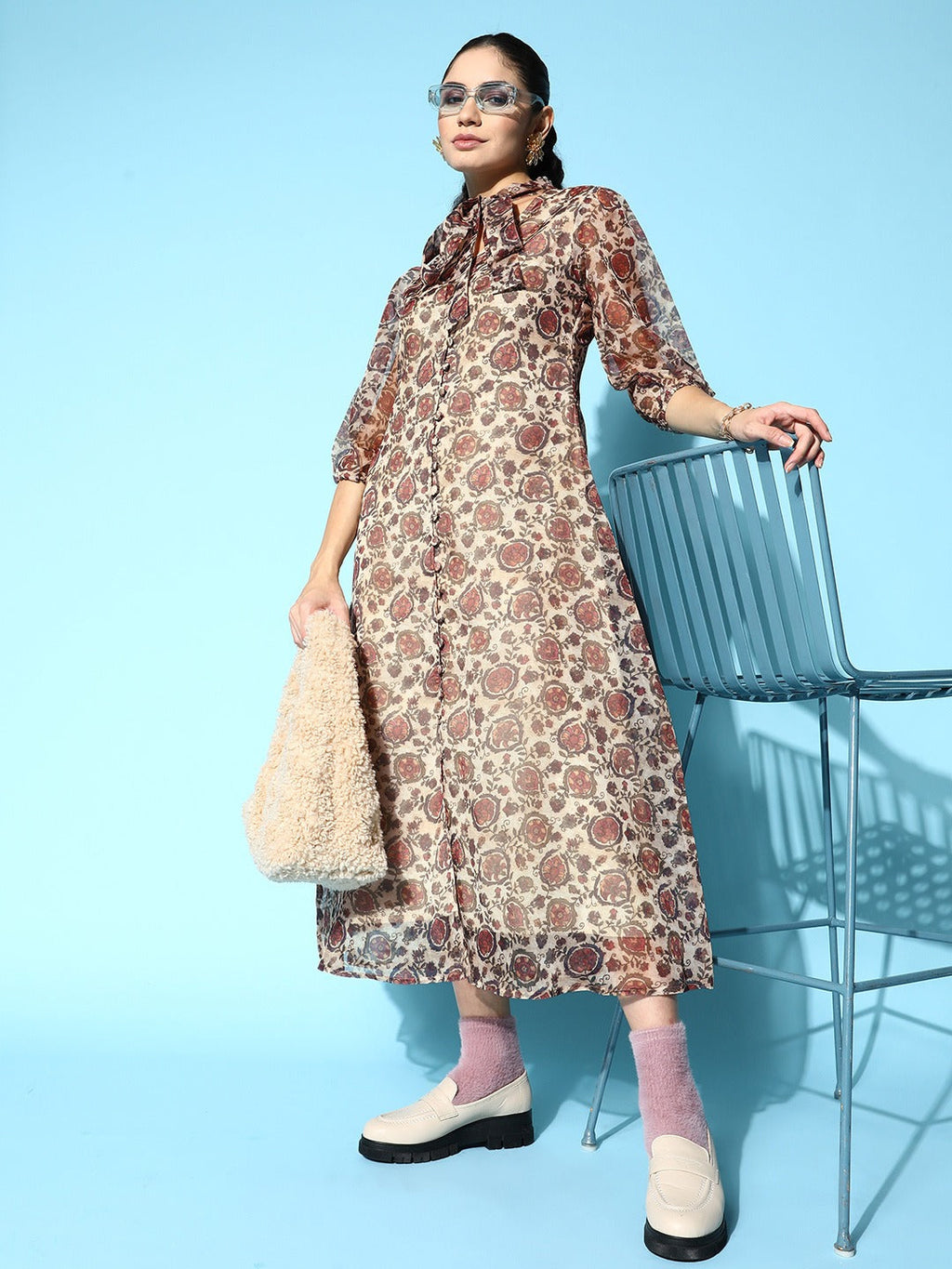 Yufta A-Line Maxi Dress | Grocsy