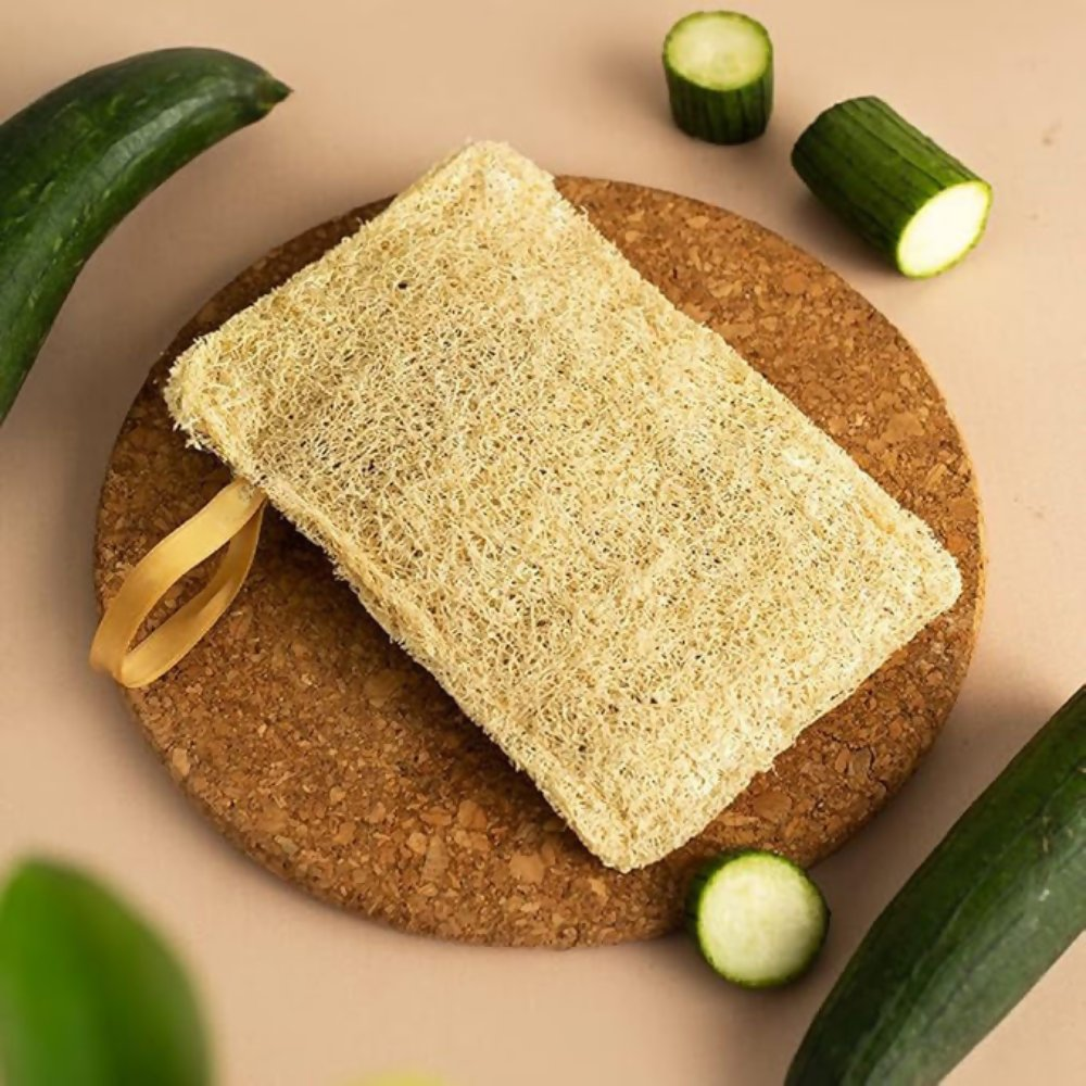 Bronson Professional Natural Sun Dried Bath Loofah | Grocsy