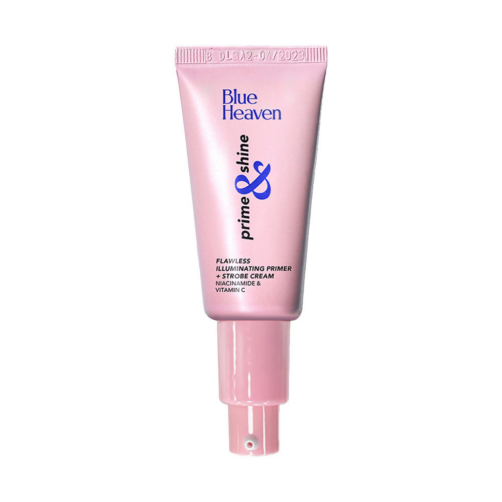 Blue Heaven Prime & Shine Flawless lluminating Primer & Strobe Cream - Silver Pink | Grocsy