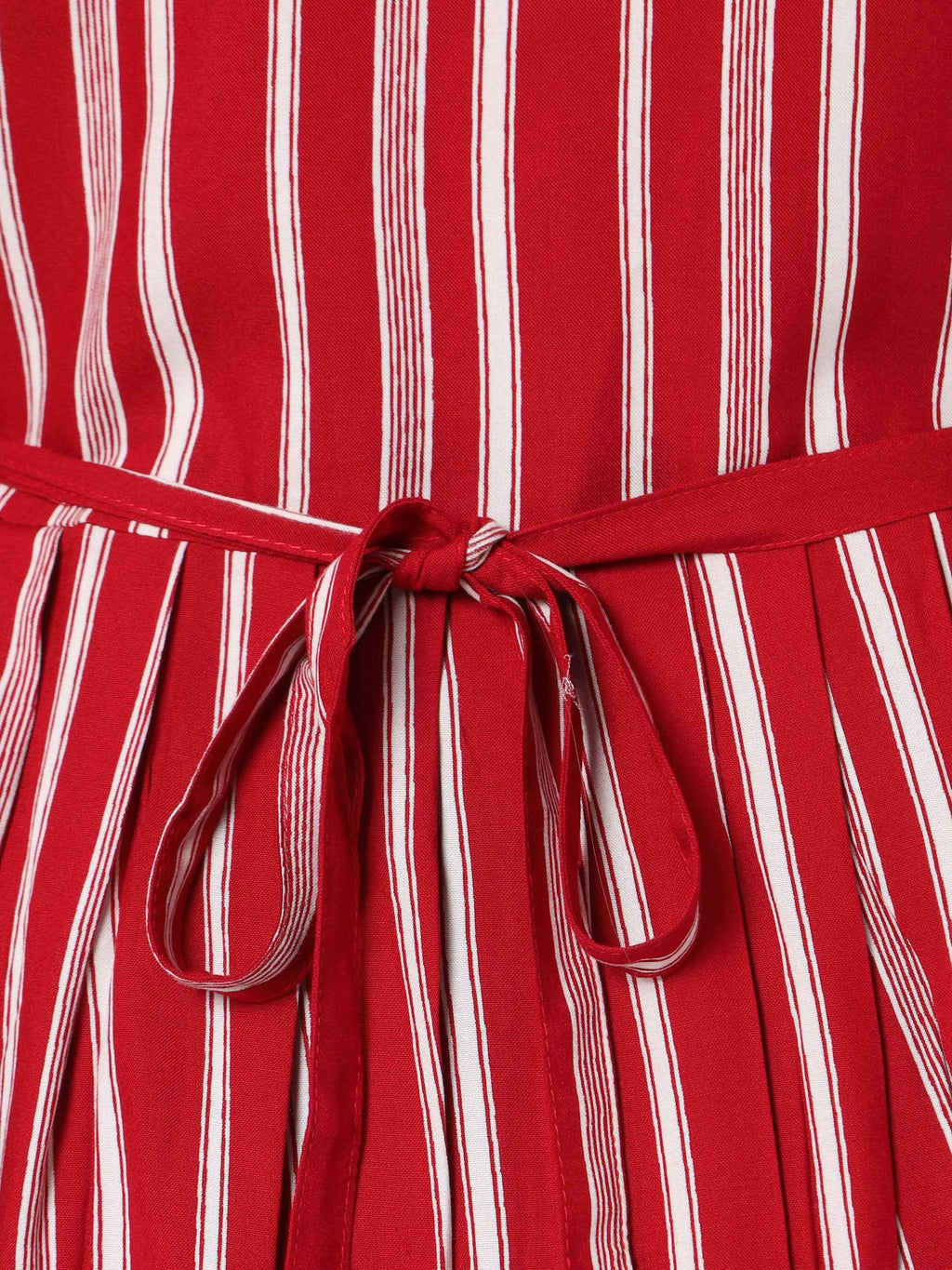 Manet Three Fourth Maternity Dress With Concealed Zipper Nursing Access - Red | Grocsy