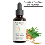 Nourish Mantra Anti-Greying Hair Serum With Rice Water & Arcolys to Stop Premature Hair Greying | Grocsy