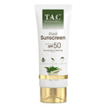 TAC - The Ayurveda Co. Eladi Sunscreen, Matifying SPF 50 & PA+++, for Women & Men | Grocsy