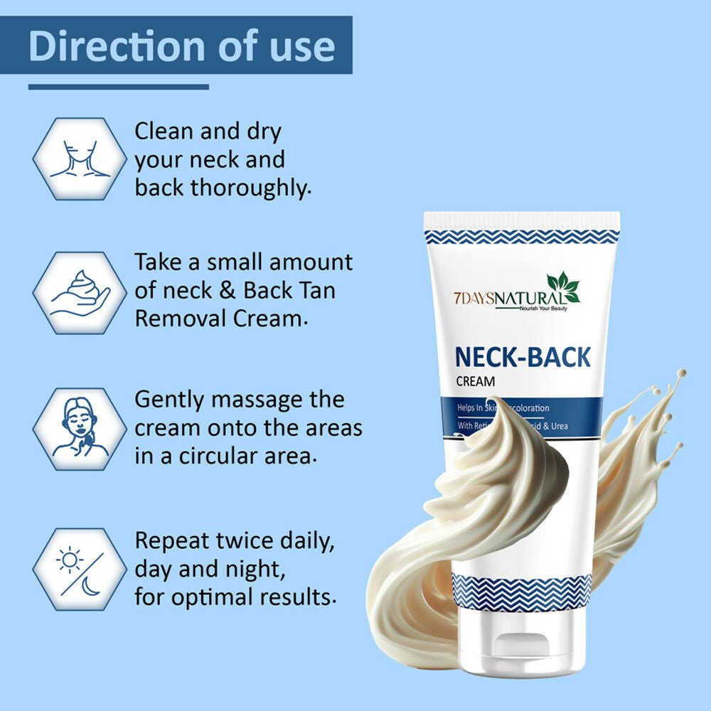 7 Days Neck Back Cream | Grocsy