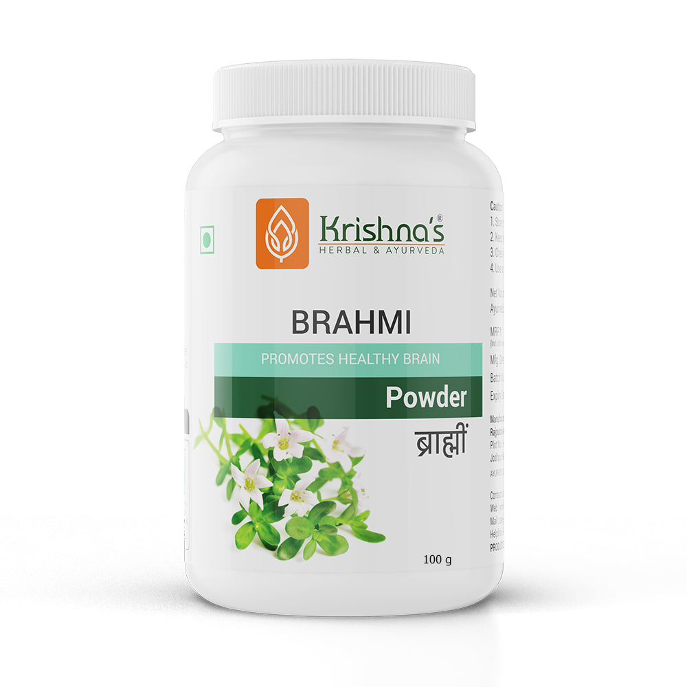 Krishna'S Herbal & Ayurveda Brahmi Powder | Grocsy