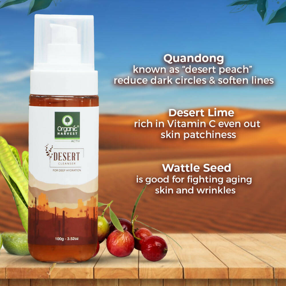 Organic Harvest Desert Cleanser For Deep Hydration | Grocsy