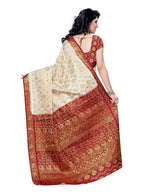 Mimosa Women's Kanchipuram Art Silk Saree With Blouse Piece | Grocsy