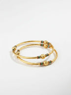 NVR Women Set of 2 Gold Plated Meenakari Kada Bangle | Grocsy