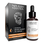 Nourish Mantra Advanced Beard Growth Oil Serum with Redensyl | Grocsy