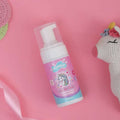 Puddles Organic Unicorn Magic Kids Foaming Face & Body Wash with Turmeric, Milk Protein, Neroli Oil | Grocsy