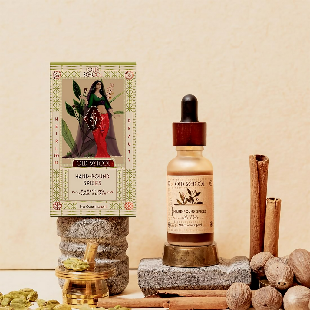 Old School Rituals Hand-Pound Spices Purifying Face Elixir | Grocsy
