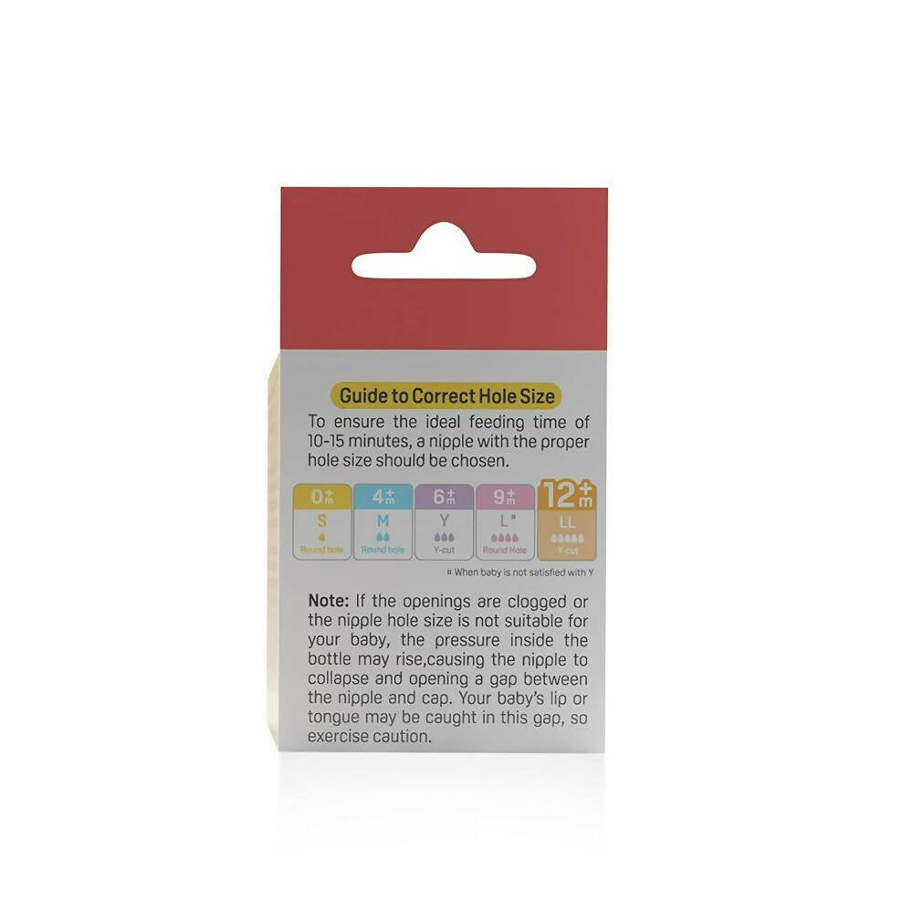 Pigeon Peristaltic Nipple LL Y Cut - Limited Time Offer | Grocsy