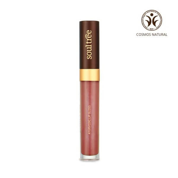 Soultree Ayurvedic Lip Gloss - Nude Pink | Grocsy