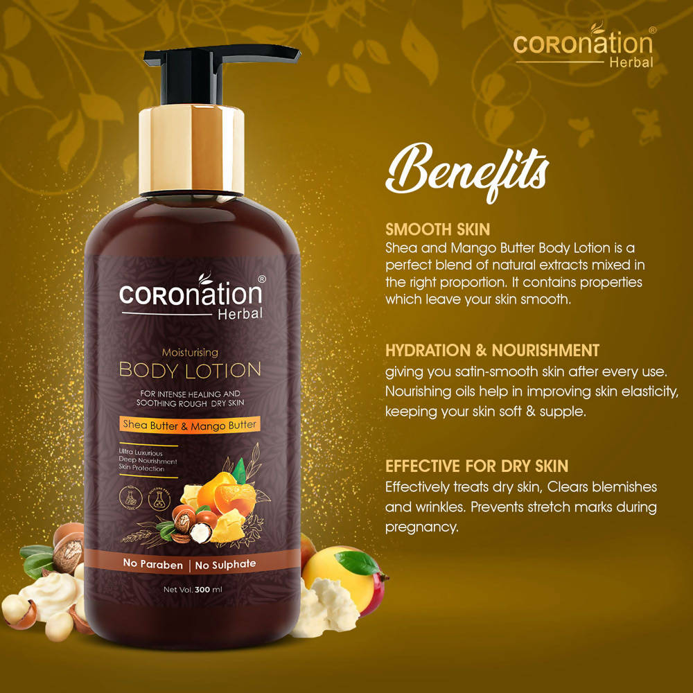 Coronation Herbal Shea Butter & Mango Butter Body Lotion | Grocsy