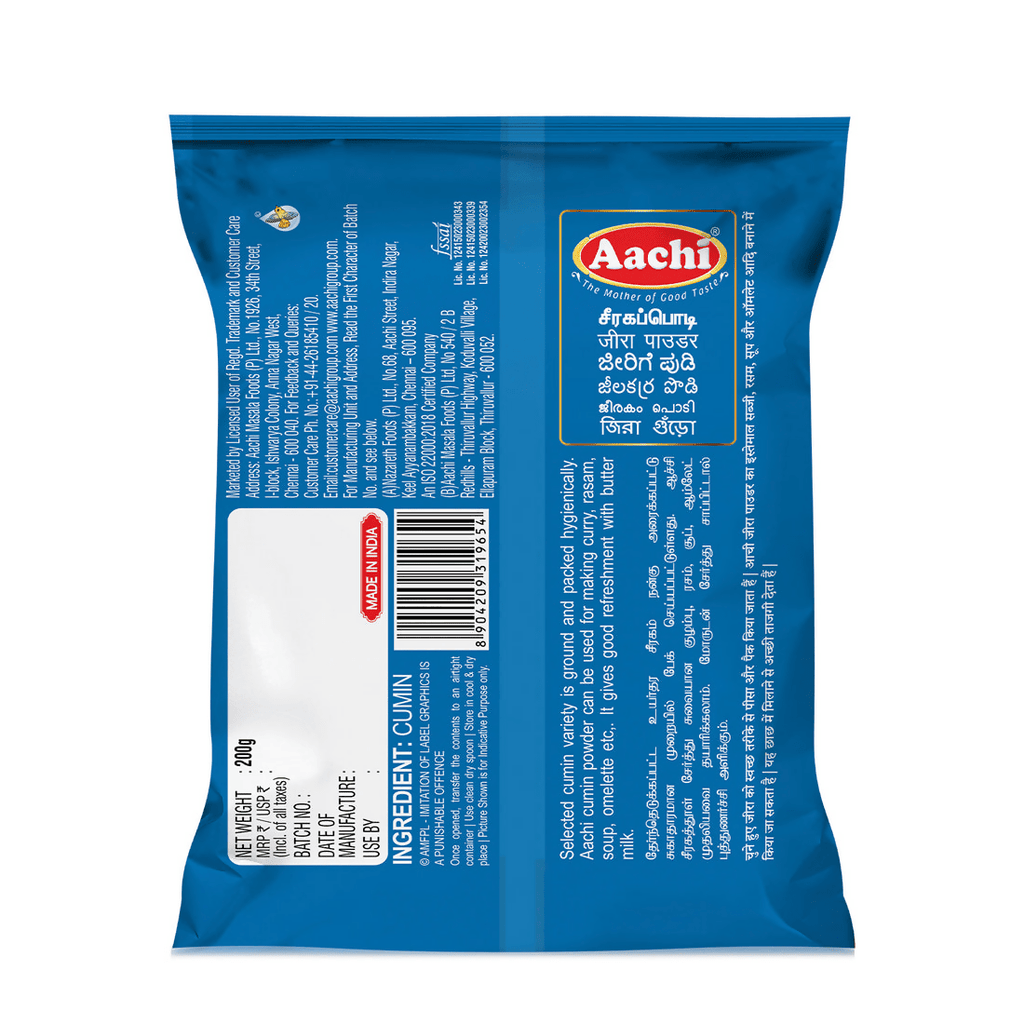 Aachi Cumin Powder | Grocsy
