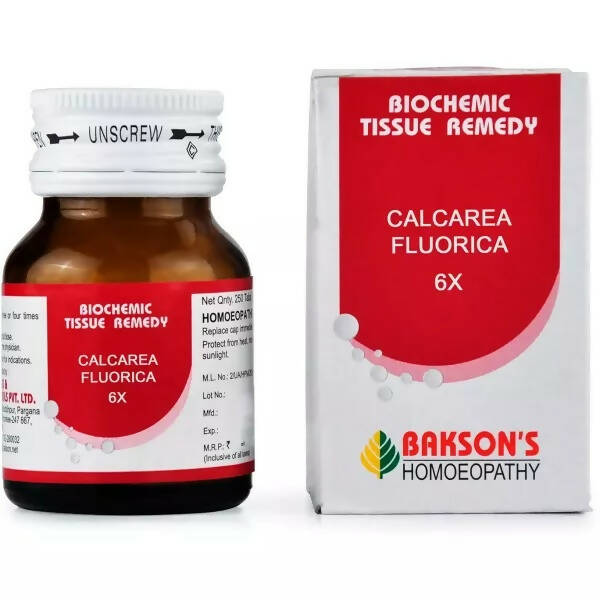 Bakson's Homeopathy Calcarea Fluorica Tablets | Grocsy