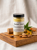 Etheric Badam Ubtan | Ayurvedic Almond Ubtan for Glowing, Radiant & Naturally Bright Skin Face Pack | Grocsy