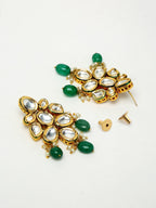 Kundan Neckpiece With Earrings - Ruby Raang | Grocsy