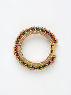 Multi Embellished Bangle - Ruby Raang | Grocsy