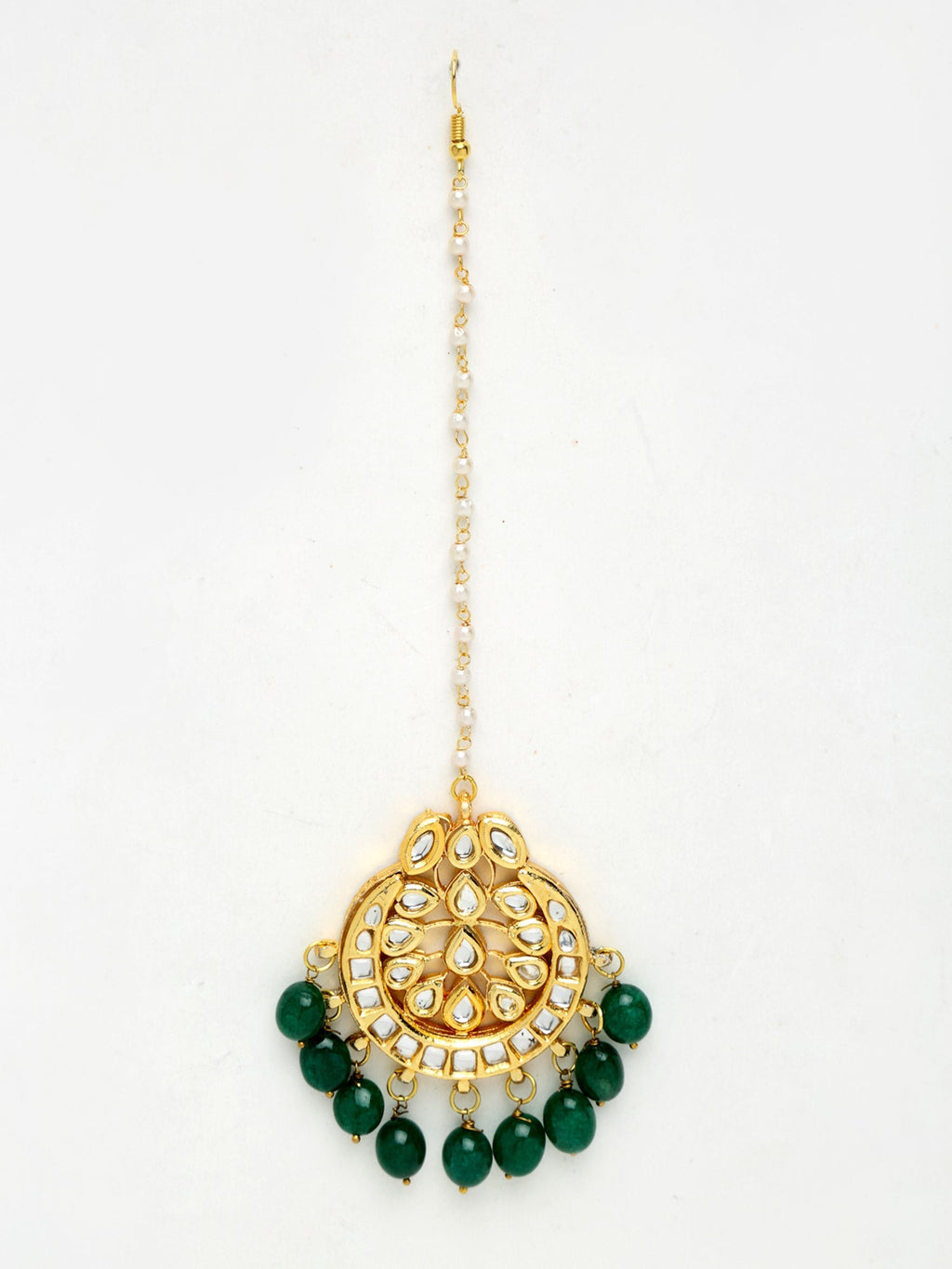 Kundan Maang Tikka - Ruby Raang | Grocsy