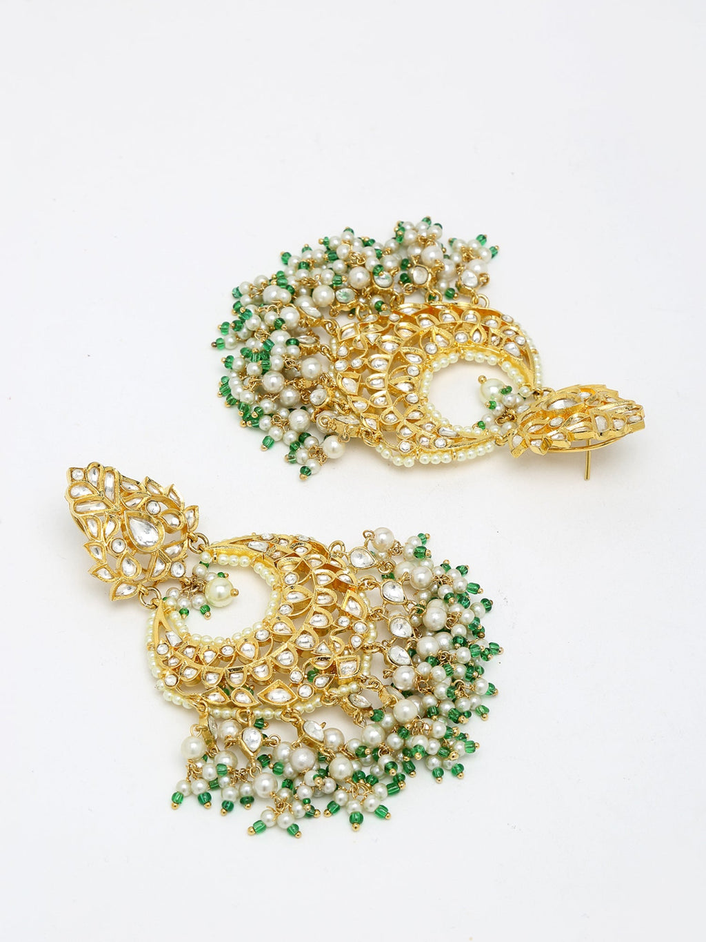Kundan Stone Earrings - Ruby Raang | Grocsy
