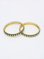 Meenakari Bangles Set Of 2 - Ruby Raang | Grocsy