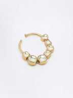Kundan Nose Ring - Ruby Raang | Grocsy