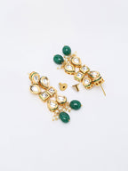 Stone Kundan Choker With Earrings - Ruby Raang | Grocsy