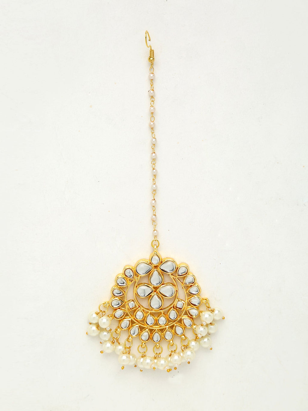 Kundan Maang Tikka - Ruby Raang | Grocsy