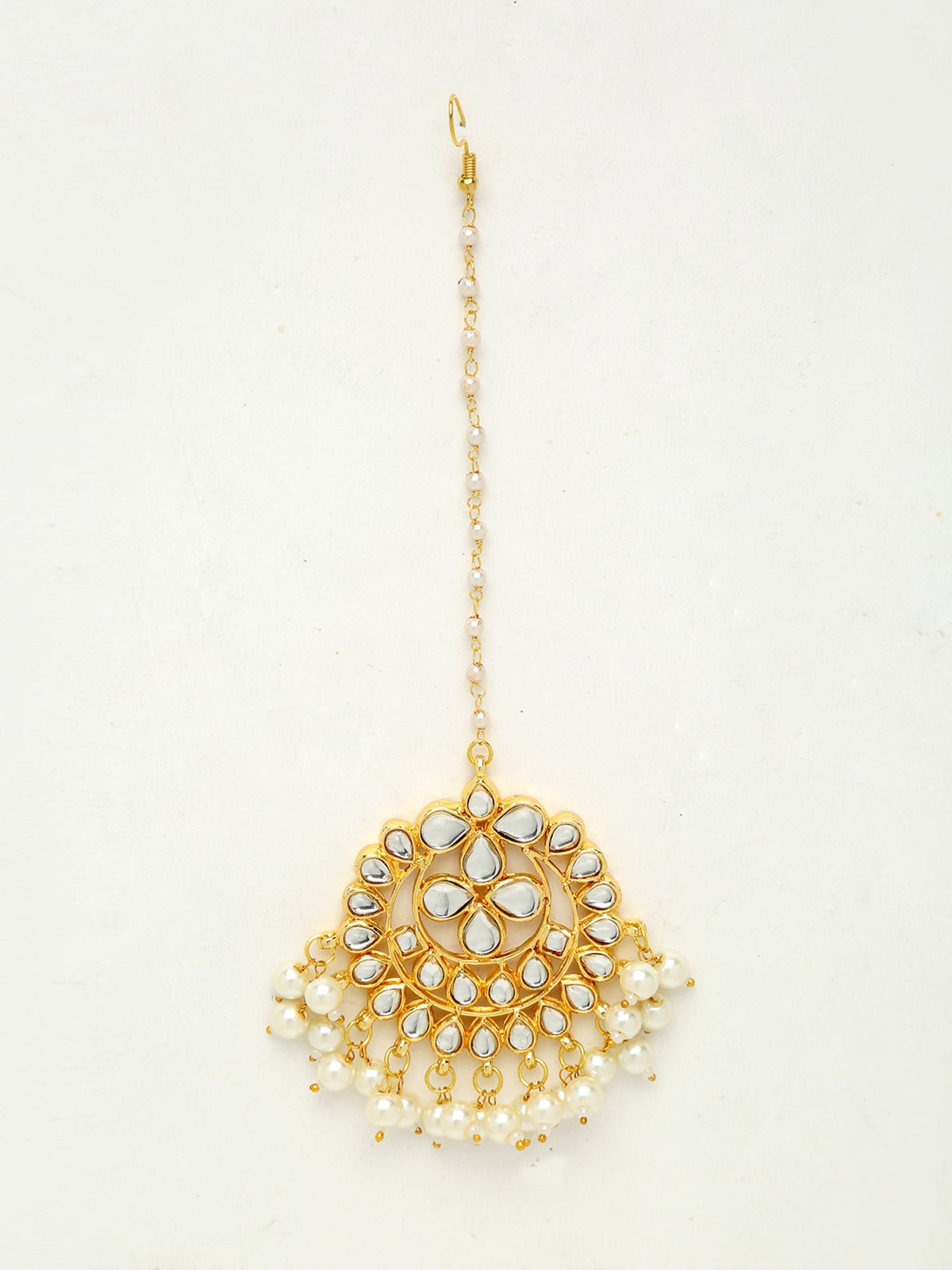 Kundan Maang Tikka - Ruby Raang | Grocsy