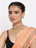 Kundan Choker With Studs - Ruby Raang | Grocsy