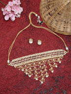 Kundan Choker With Studs - Ruby Raang | Grocsy