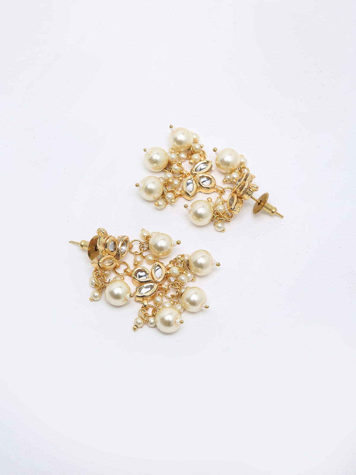 Kundan Neckpiece With Earrings - Ruby Raang | Grocsy