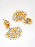 Gold-Polished Kundan Choker With Earrings & Maang Tika - Ruby Raang | Grocsy