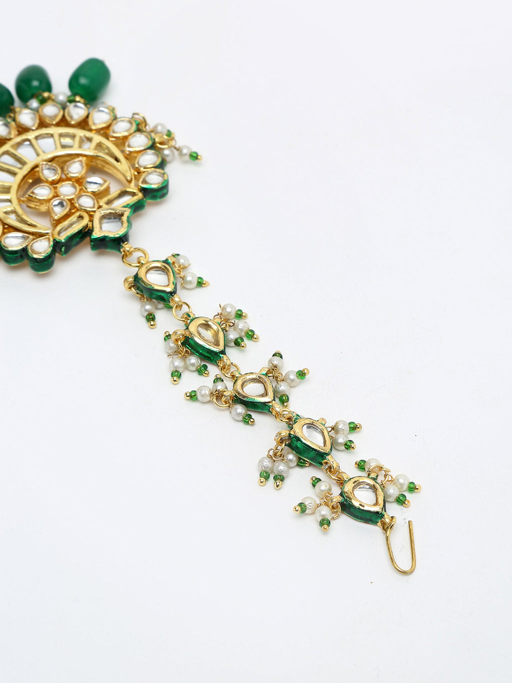Kundan Maang Tikka - Ruby Raang | Grocsy