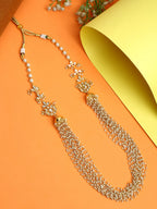 Pearl Jhumki Necklace - Ruby Raang | Grocsy