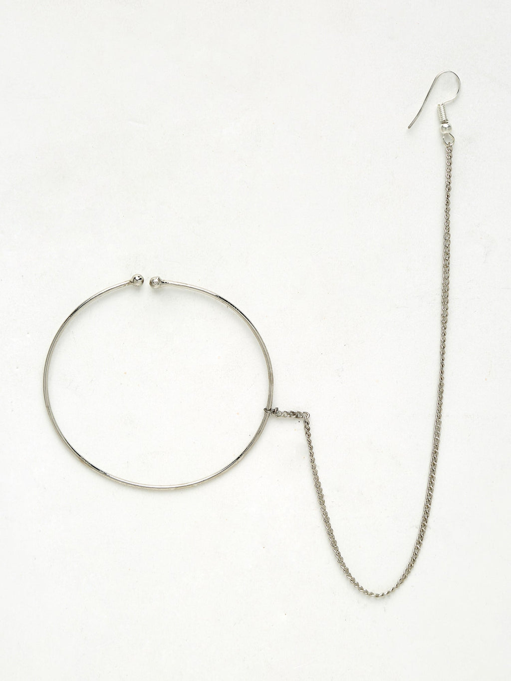 Silver Nose Ring - Ruby Raang | Grocsy