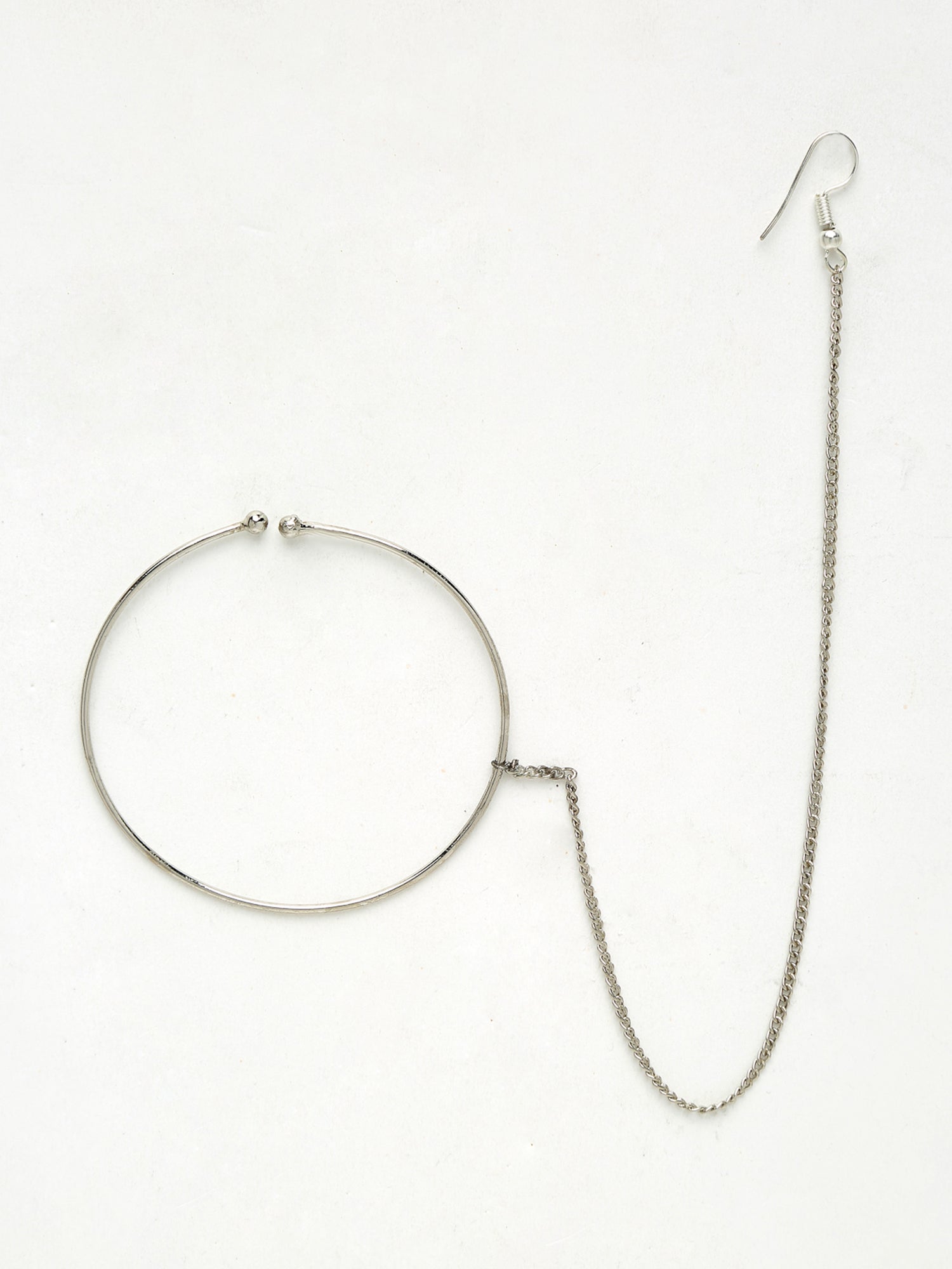 Silver Nose Ring - Ruby Raang | Grocsy