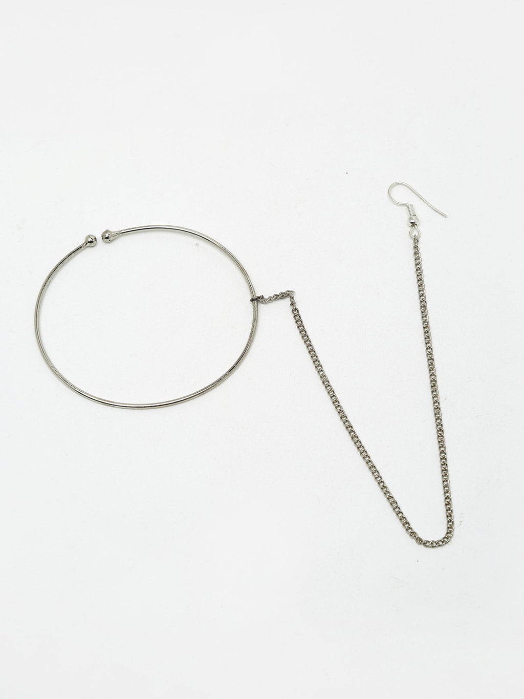 Silver Nose Ring - Ruby Raang | Grocsy