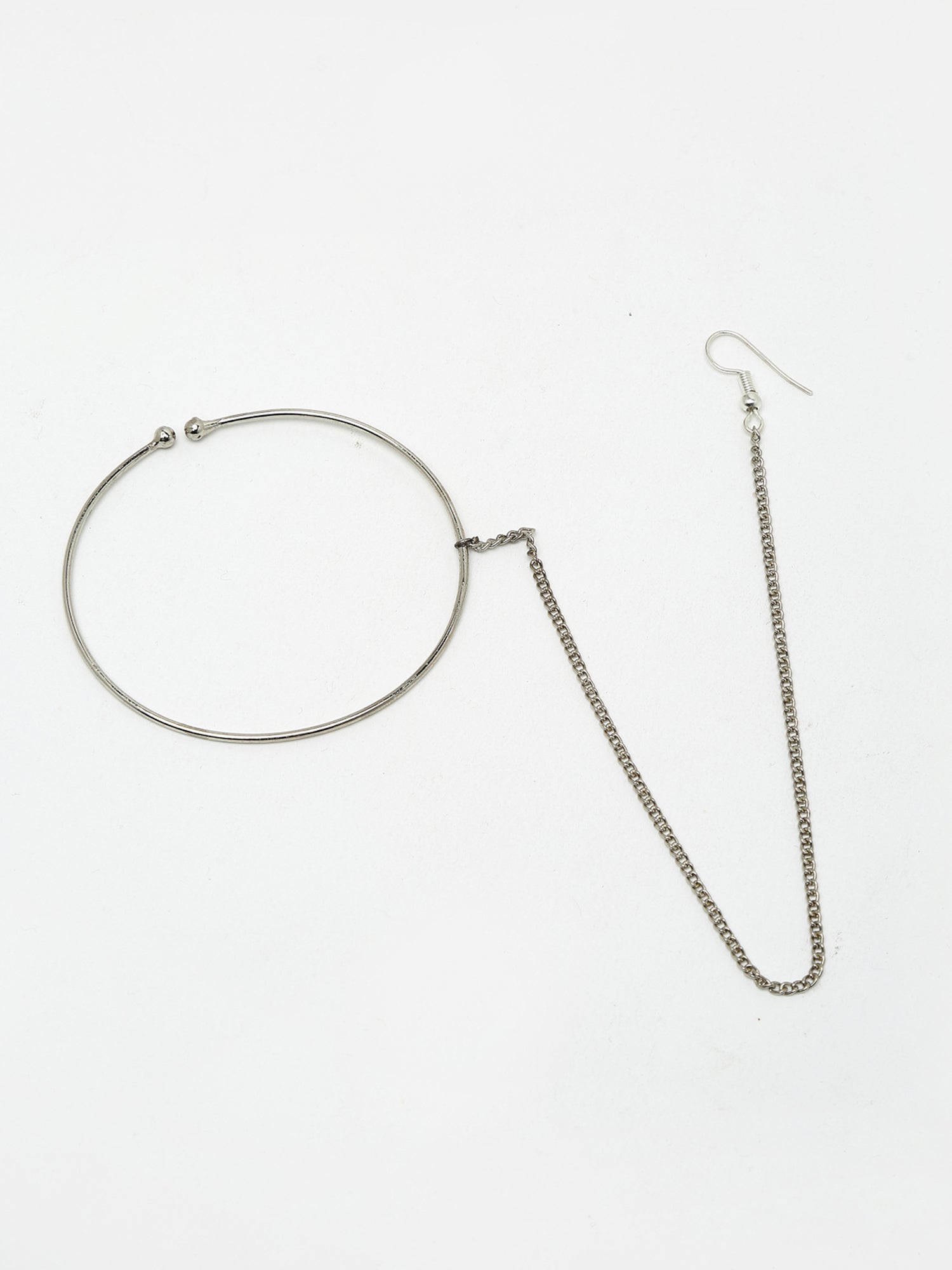 Silver Nose Ring - Ruby Raang | Grocsy