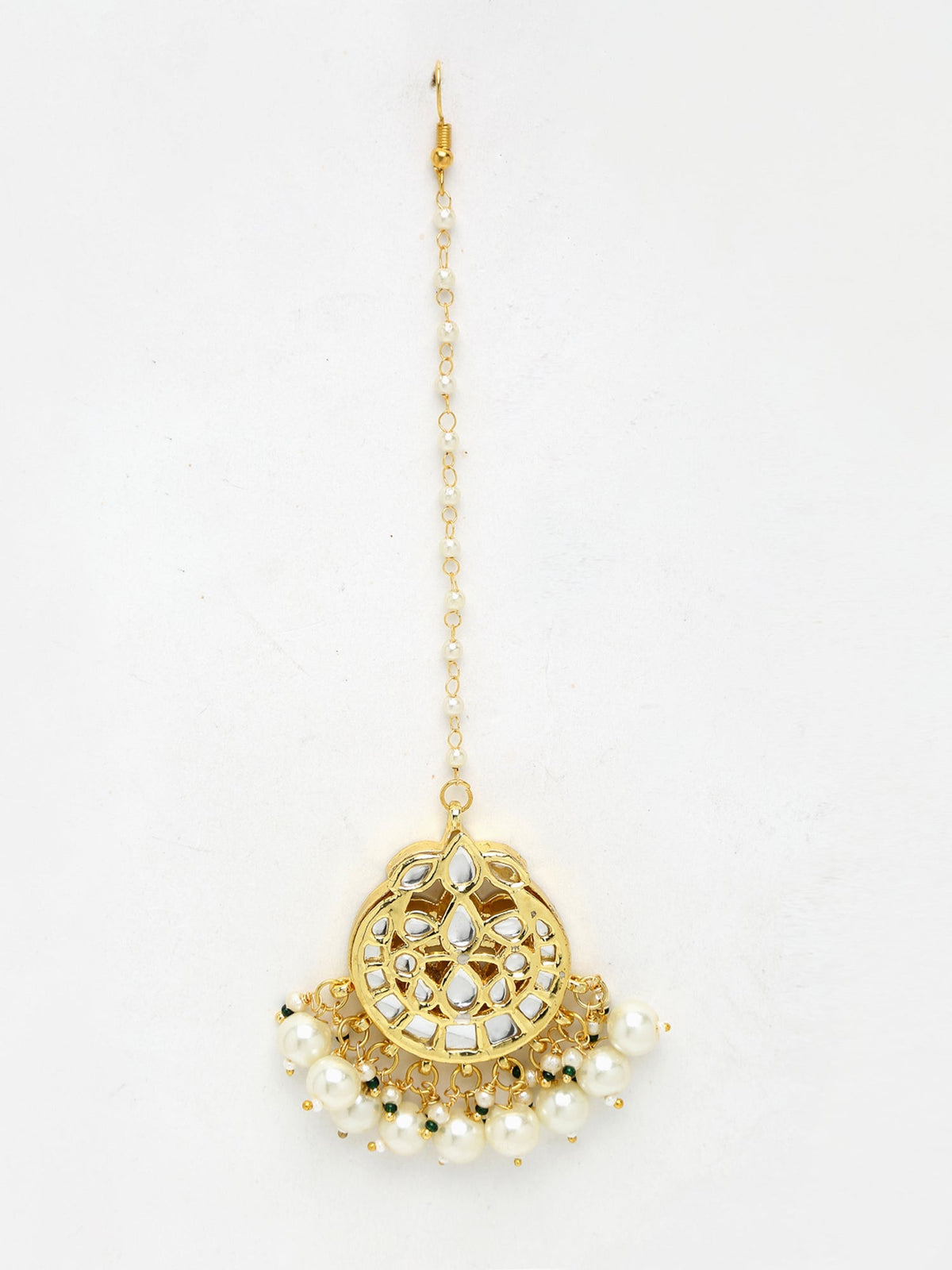 Kundan Maang Tikka - Ruby Raang | Grocsy