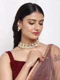 Kundan Choker With Studs - Ruby Raang | Grocsy