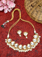 Kundan Choker With Studs - Ruby Raang | Grocsy