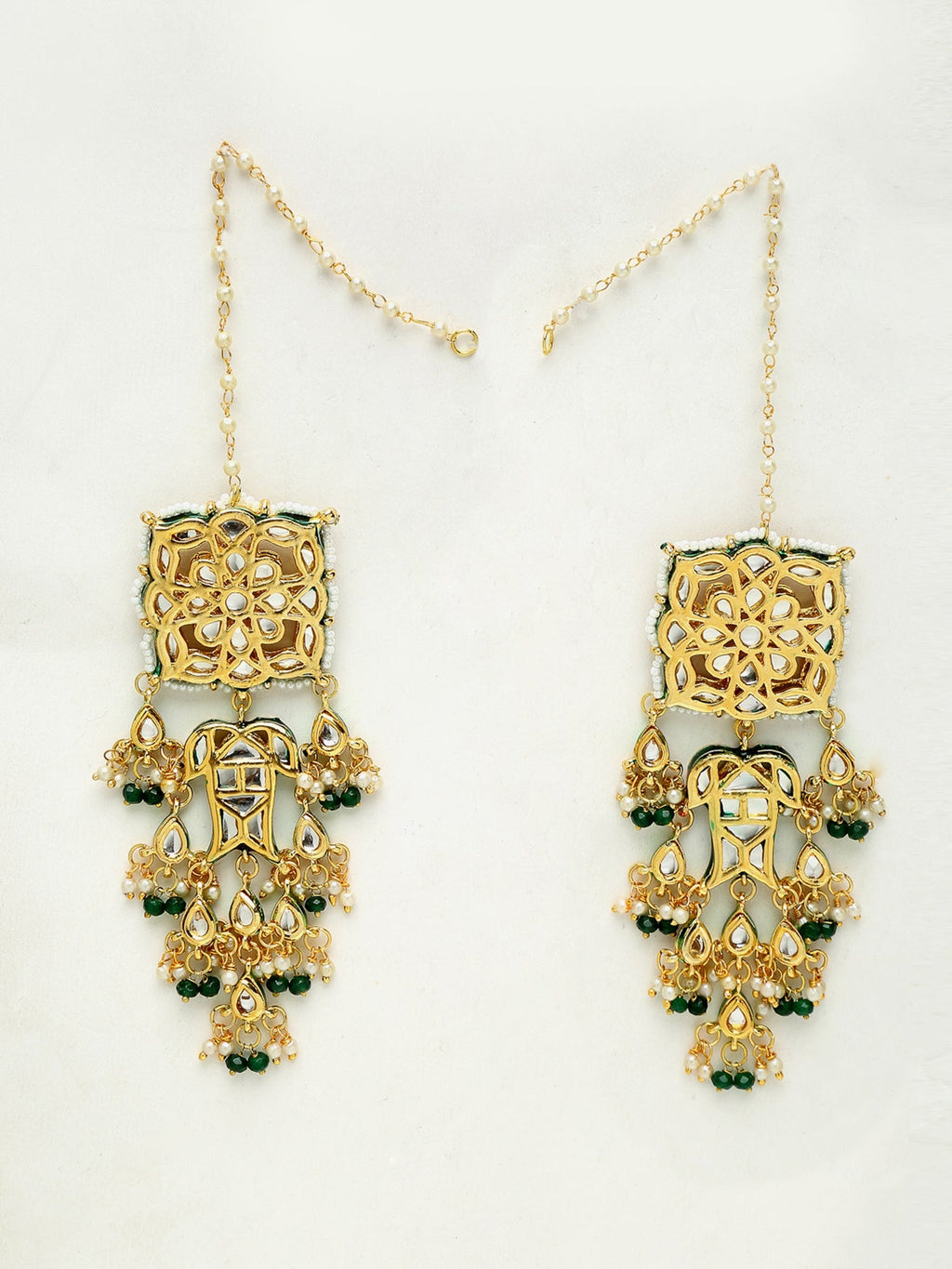 Kundan Choker With Earrings - Ruby Raang | Grocsy