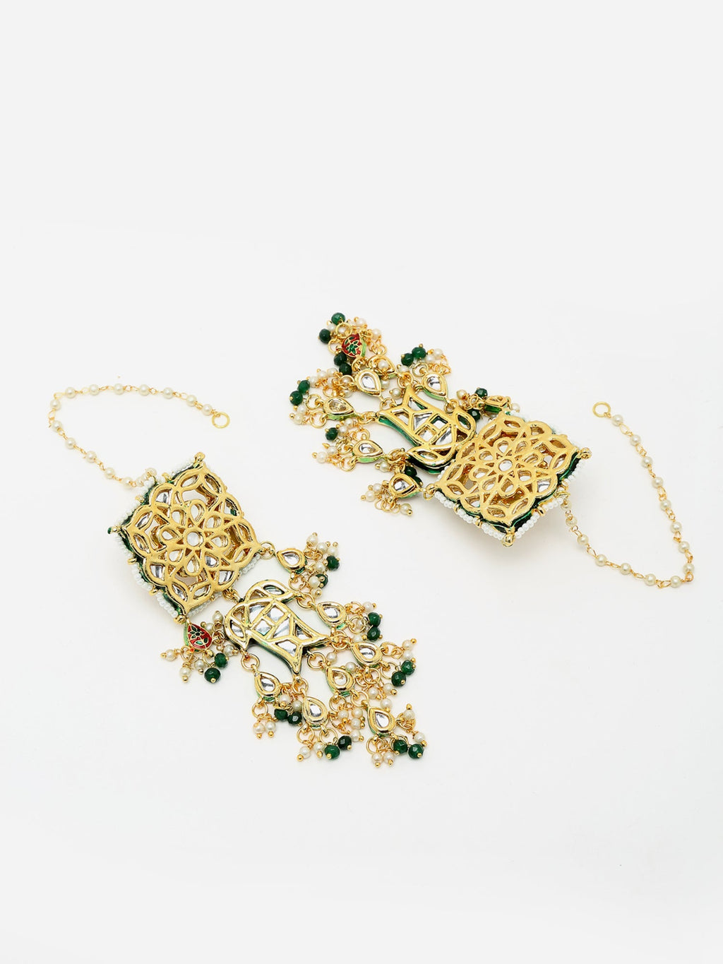 Kundan Choker With Earrings - Ruby Raang | Grocsy