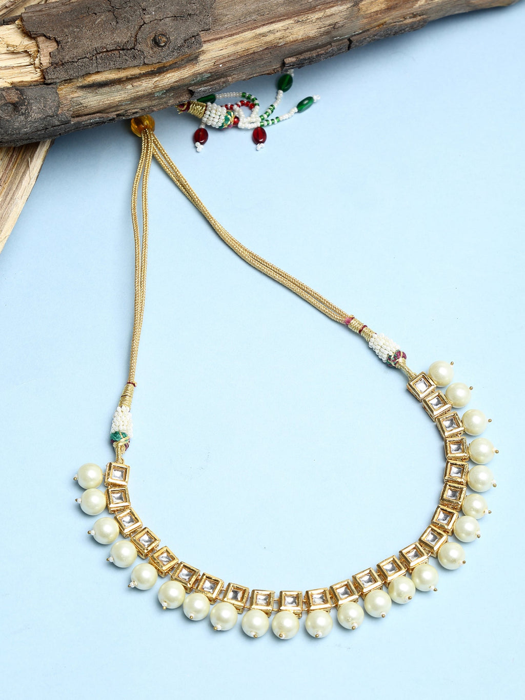 Kundan Neckpiece - Ruby Raang | Grocsy